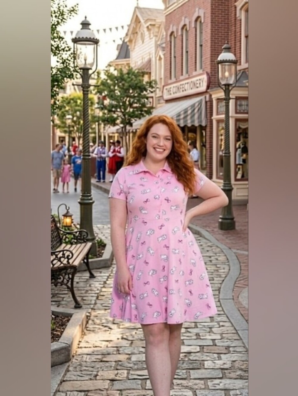 DISNEY Aristocats Dress Hot Topic 4X 4 Cotton Blend
